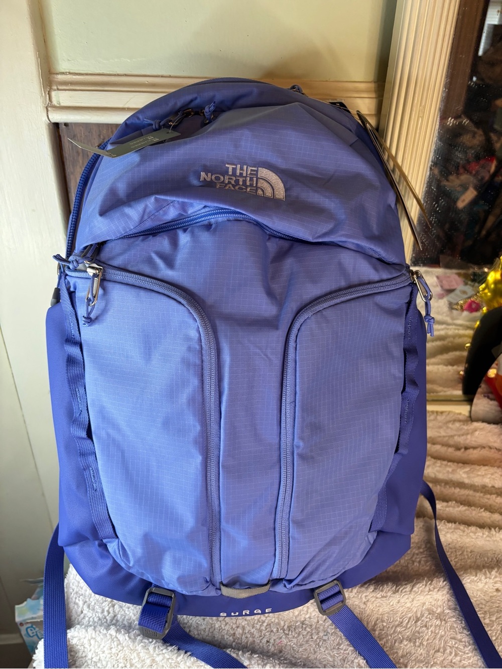 The North Face Surge Everyday Backpack TNF Virtual Blue-In One Size Large NWT